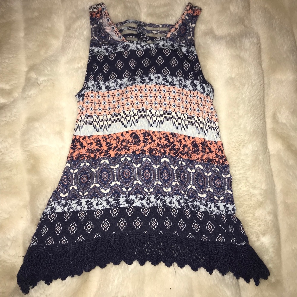 Tribal Print Tank Top